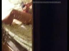 Someone mounted a hidden camera that captured a gorgeous wife drilling and stroking her pussy.
